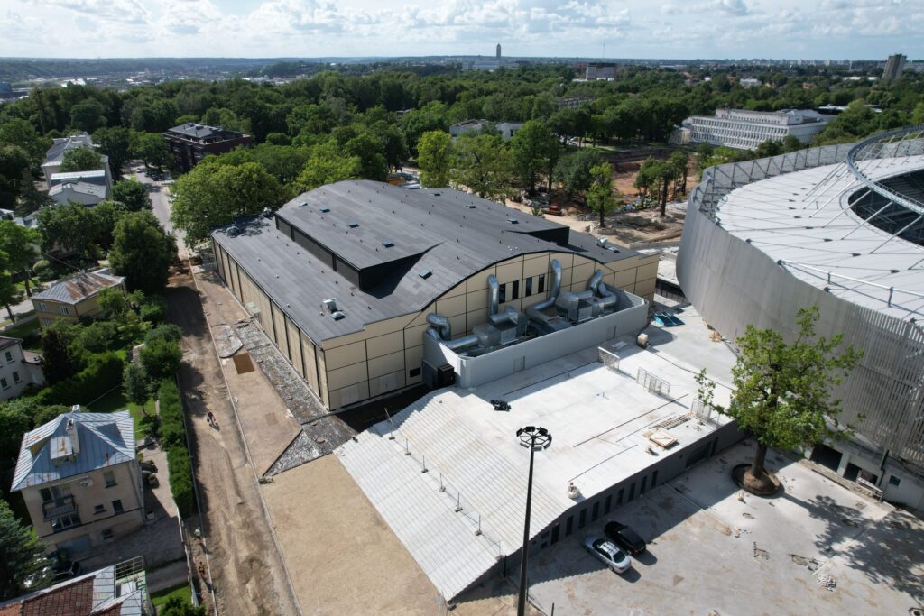 Kauno sporto halė (Perkūno al. 5) - Sports arena - construction photos