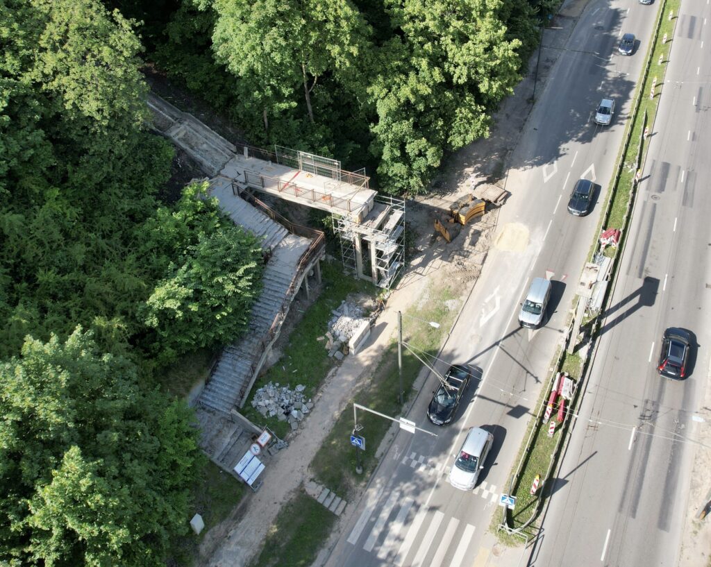 Viaduko per geležinkelį Tunelio g. remontas (Tunelio g.) - Bridge - construction photos