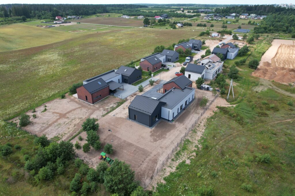 Svajonių namai (Svajonių aklg. 1, 2, 3, 4, 5, 6, 7, 8, 10, 11) - Privātmāju kopienas - būvdarbu attēli