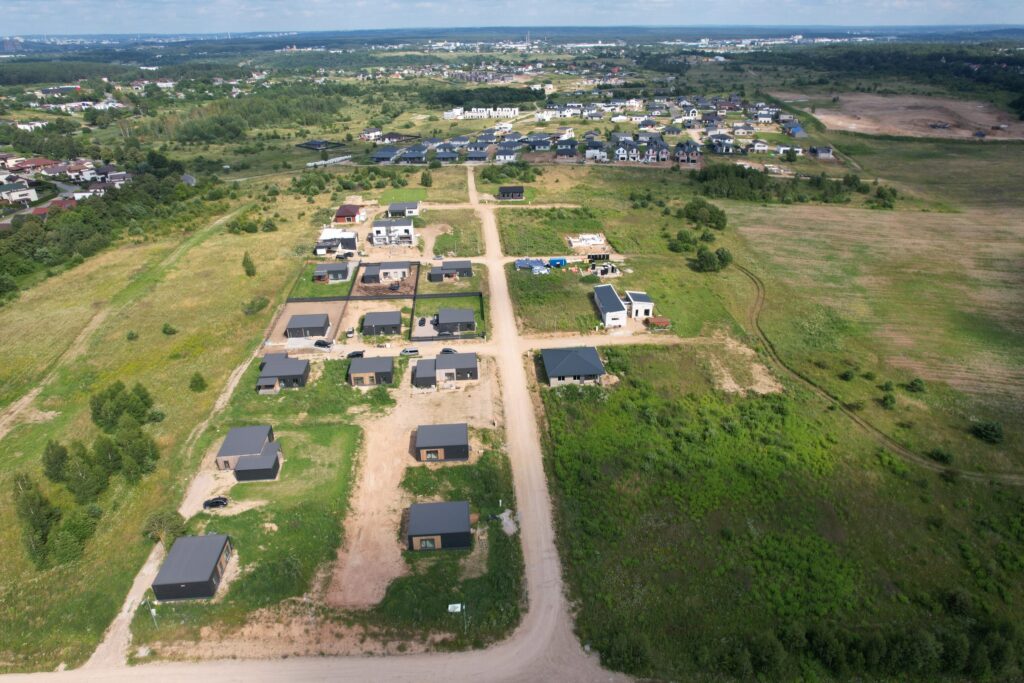 Kalvų terasos (Ismonių g. 15) - Land plots - construction photos