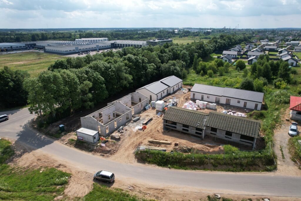 Užutrakio namai (Užutrakio g. 2, 2A, 2B, 4) - Row housing - construction photos