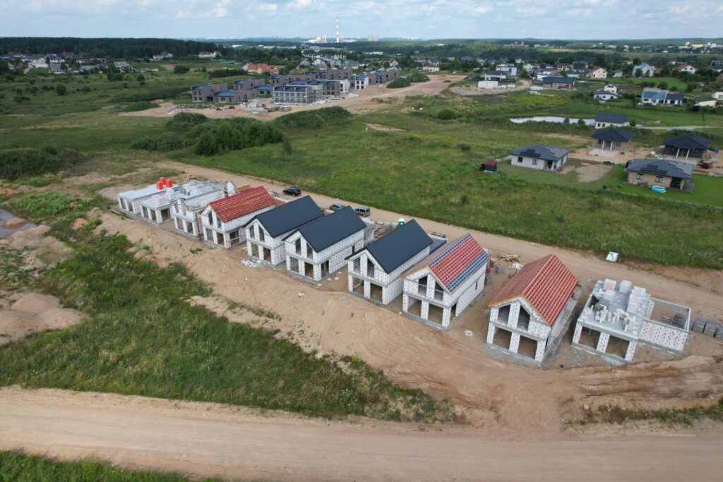 Marianos Veriovkinos g. namai (Marianos Veriovkinos g. 2, 4, 6, 8, 10, 12, 14, 16) - Row housing - construction photos