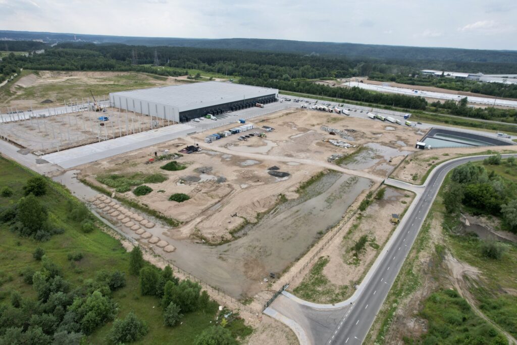 J55 logistikos centras 1 etapas (Jočionių g. 55) - Warehouse / Distribution center - construction photos