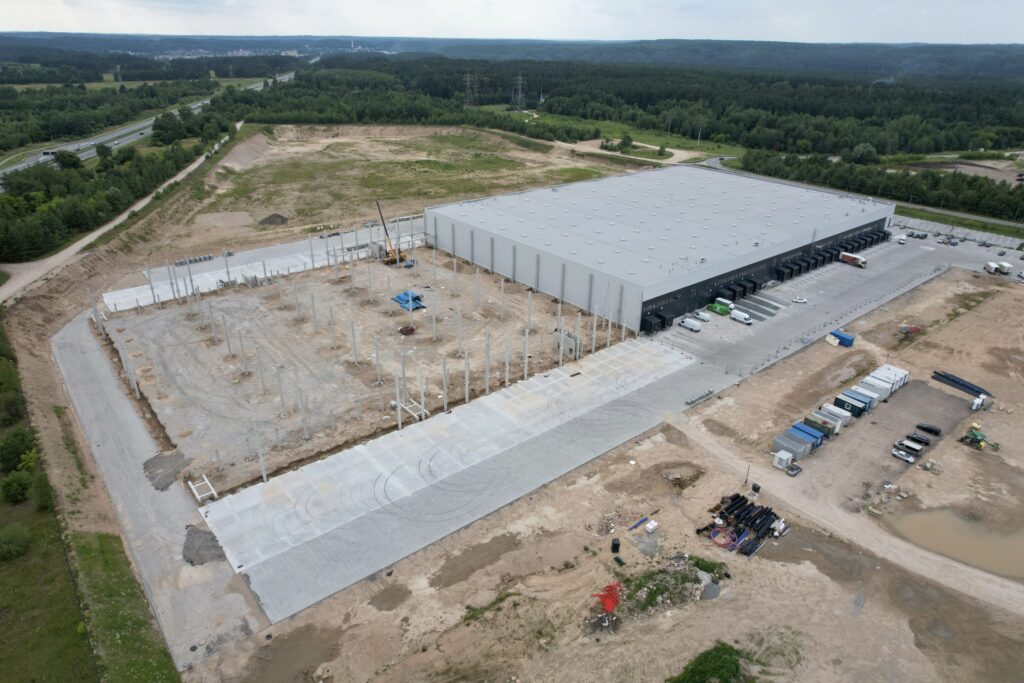 J55 logistikos centras 2 etapas (Jočionių g. 55) - Warehouse / Distribution center - construction photos
