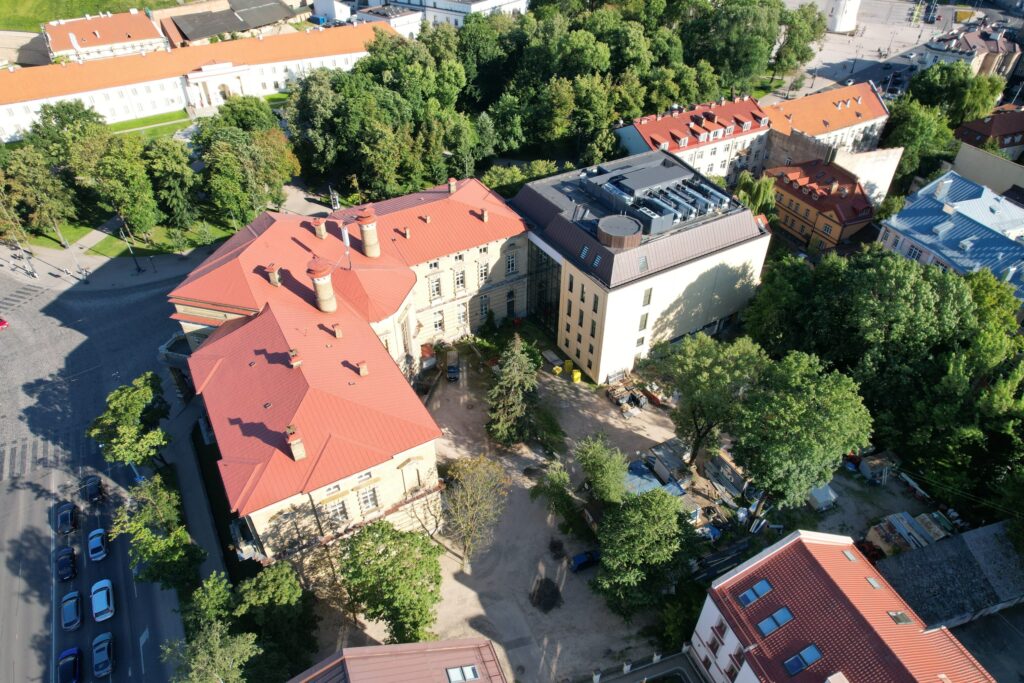 Vrublevskių bibliotekos rekonstrukcija (Žygimantų g. 1) - Library - construction photos