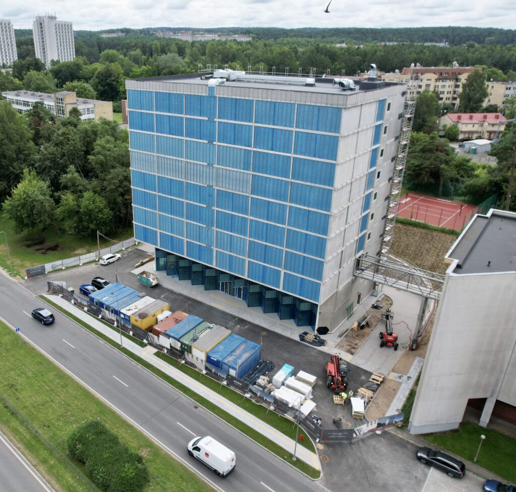 Centrinio archyvo priestatas (O. Milašiaus g. 23) - Administrative - construction photos