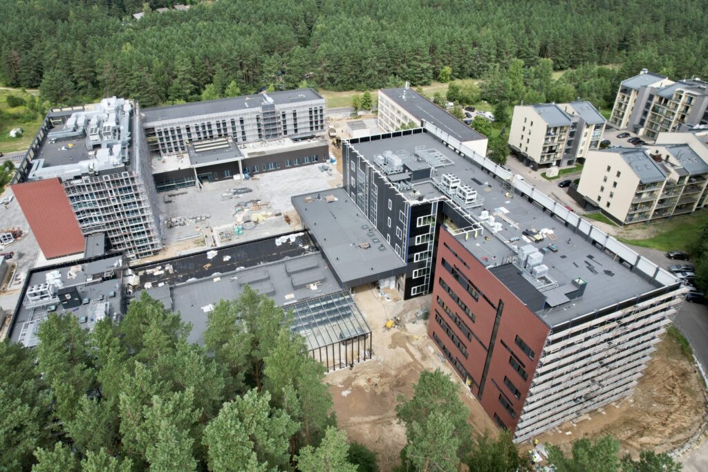 VGTU Elektronikos, Mechanikos ir Transporto inžinerijos fakultetų mokomasis korpusas (Plytinės g. 25-2) - Higher education - construction photos