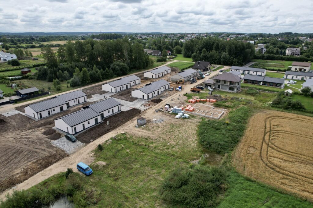 Bičiulių kvartalas 2 etapas (Bičiulių g. 2, 2A, 2B, 2C, 2D, 16, 18, 26, 26A, 26B) - Private house community - construction photos