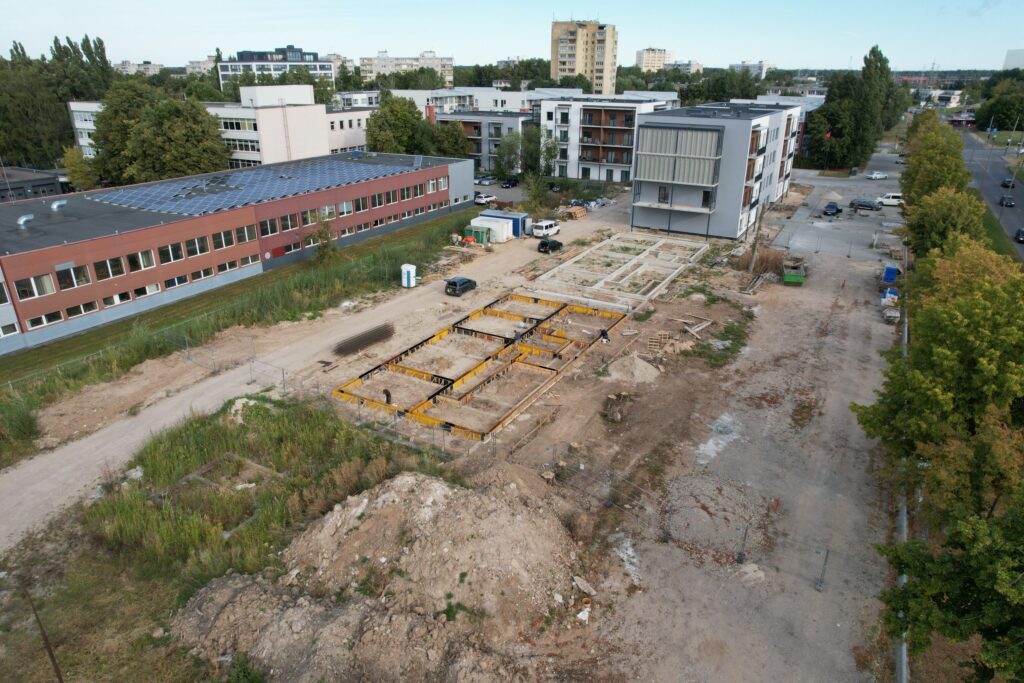 Naujoji Dainava 3 etapas (Garažų g. 21) - Multi apartment - construction photos
