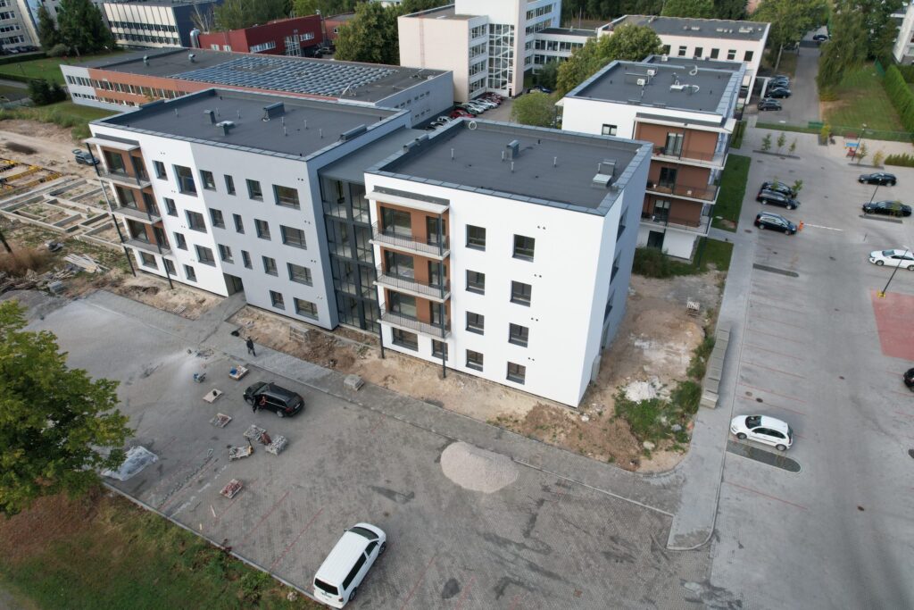 Naujoji Dainava 2 etapas (Garažų g. 23) - Multi apartment - construction photos