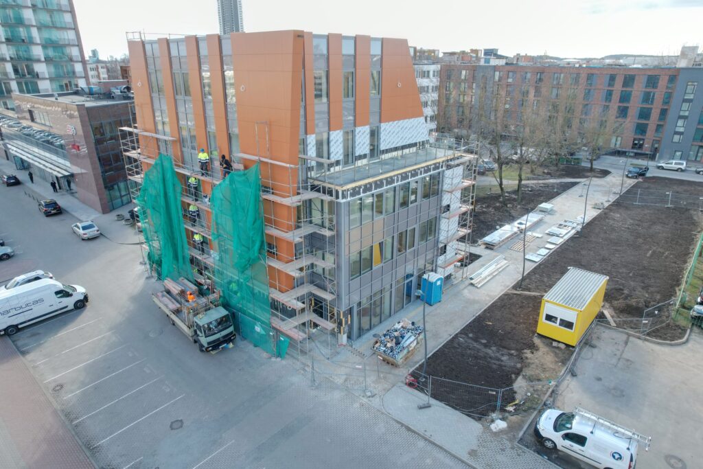 Taikos pr. 28A (Taikos pr. 28A) - Office center - construction photos