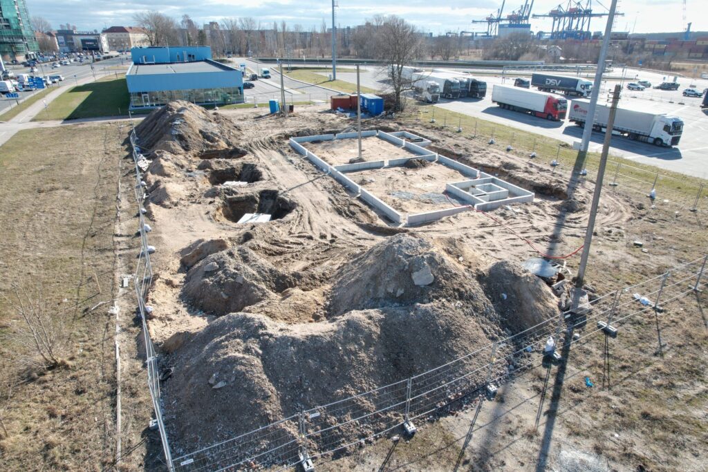 STATETA degalinė (Minijos g. 90) - Petrol station - construction photos