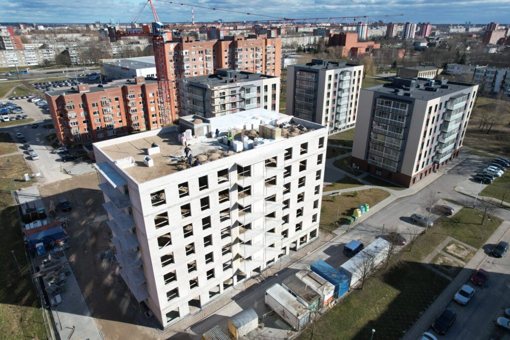 Baltijos terasos (Baltijos pr. 111) - Korterelamu - ehituse fotod