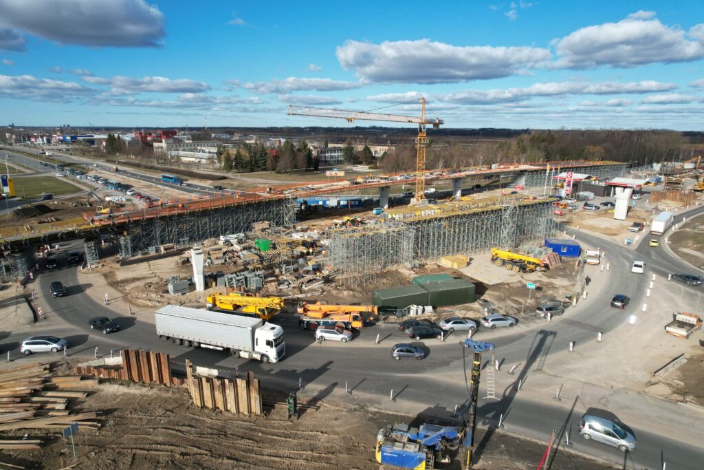 Baltijos pr. žiedinė sankryža (Baltijos pr., Šilutės pl.) - Road - construction photos