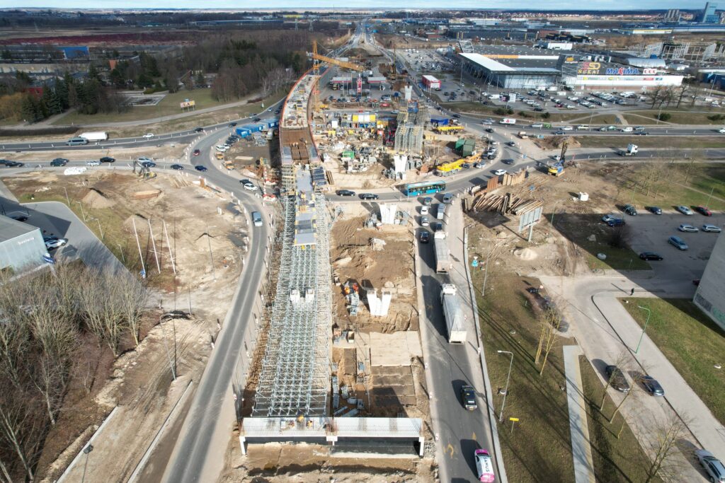 Baltijos pr. žiedinė sankryža (Baltijos pr., Šilutės pl.) - Road - construction photos