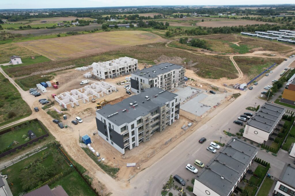 Namučiai 1 etapas (A, B namai) (Versmės g. 24) - Multi apartment - construction photos
