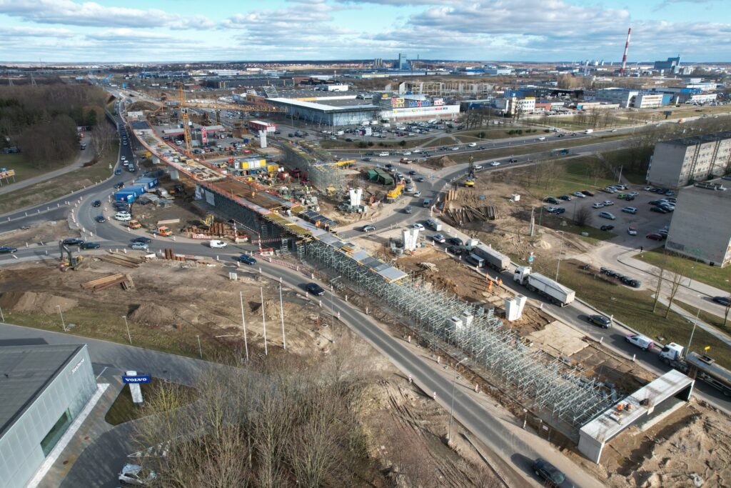 Baltijos pr. žiedinė sankryža (Baltijos pr., Šilutės pl.) - Road - construction photos