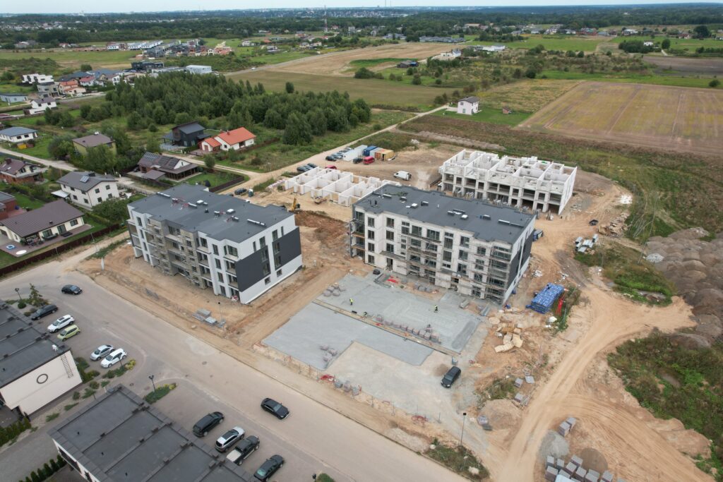 Namučiai 1 etapas (A, B namai) (Versmės g. 24) - Multi apartment - construction photos