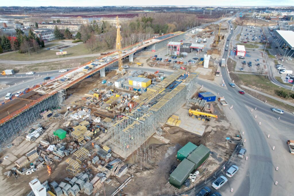 Baltijos pr. žiedinė sankryža (Baltijos pr., Šilutės pl.) - Road - construction photos