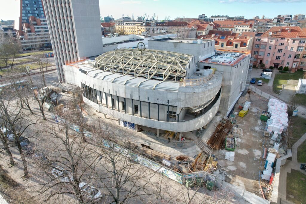 Klaipėdos muzikinis teatras (Danės g. 19) - Cultural center - construction photos