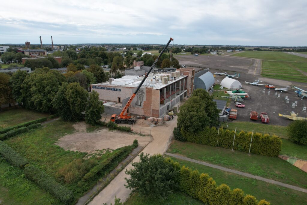 Lietuvos aviacijos muziejus (Veiverių g. 132) - Museum - construction photos