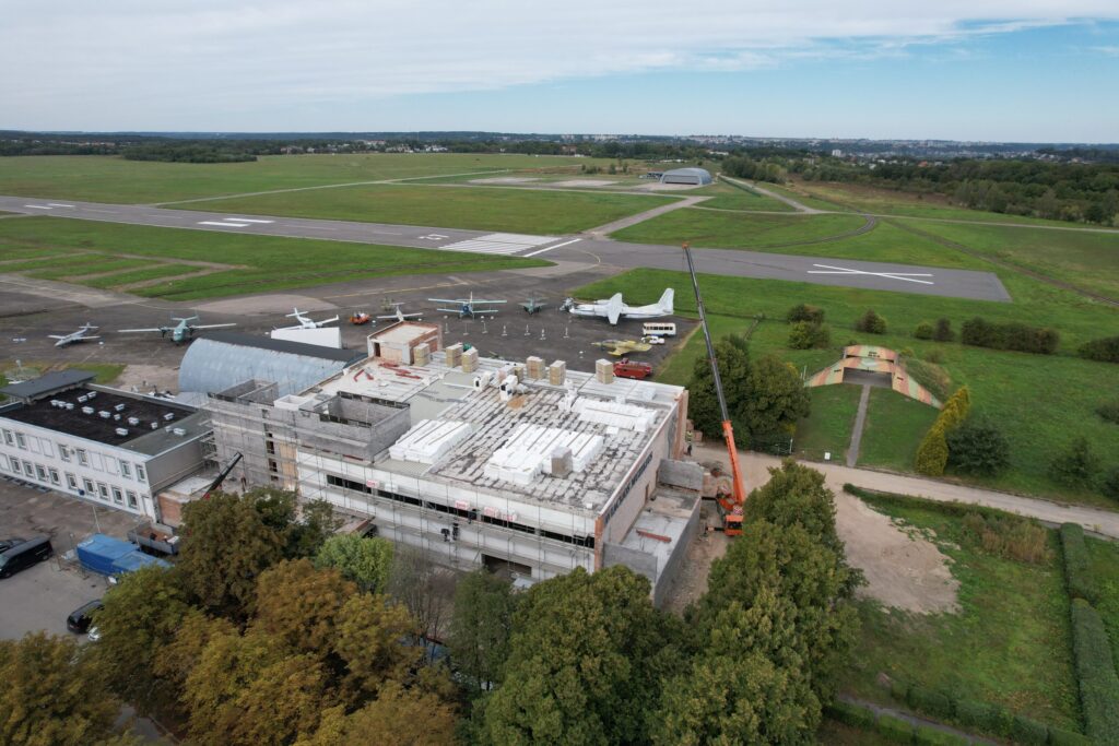 Lietuvos aviacijos muziejus (Veiverių g. 132) - Museum - construction photos