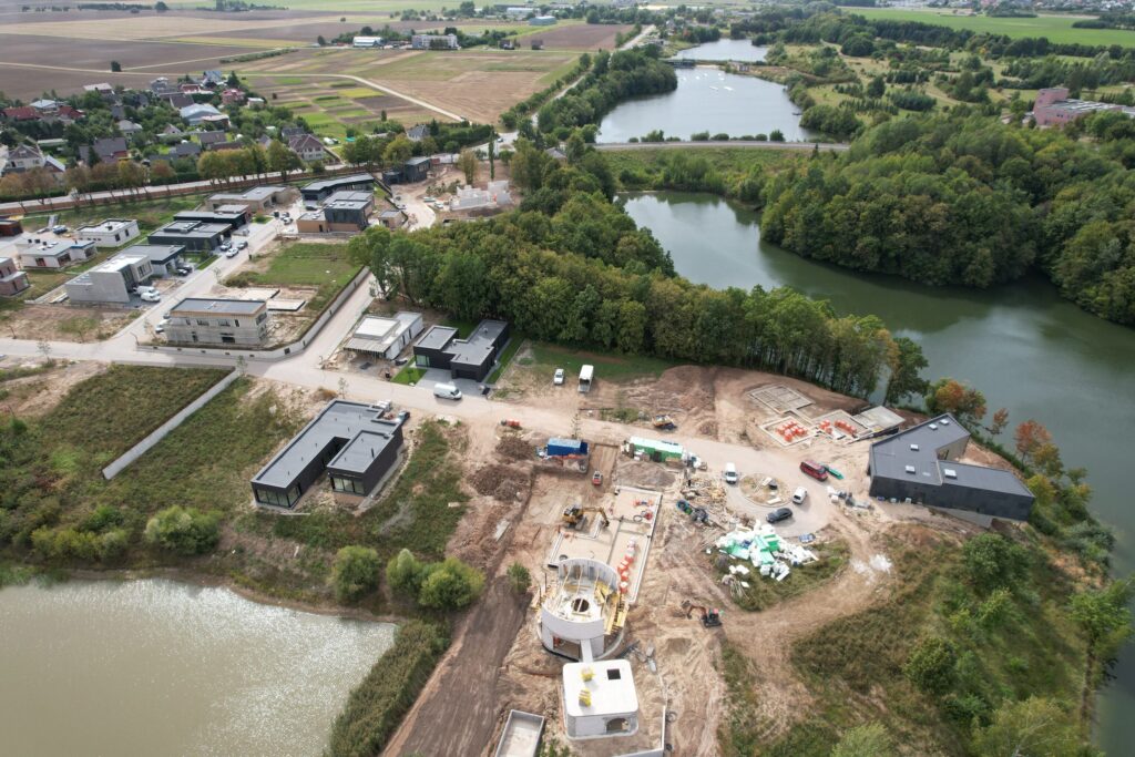 NOA namai (Perkūno al., Pūgos al., Kaitros al., Vandenio al.) - Private house community - construction photos