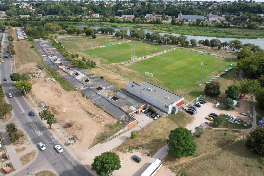 Neries krantinės parkas (Neries krant.) - Park - construction photos