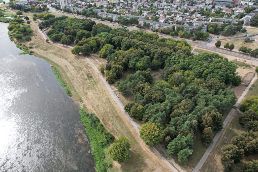 Neries krantinės parkas (Neries krant.) - Park - construction photos
