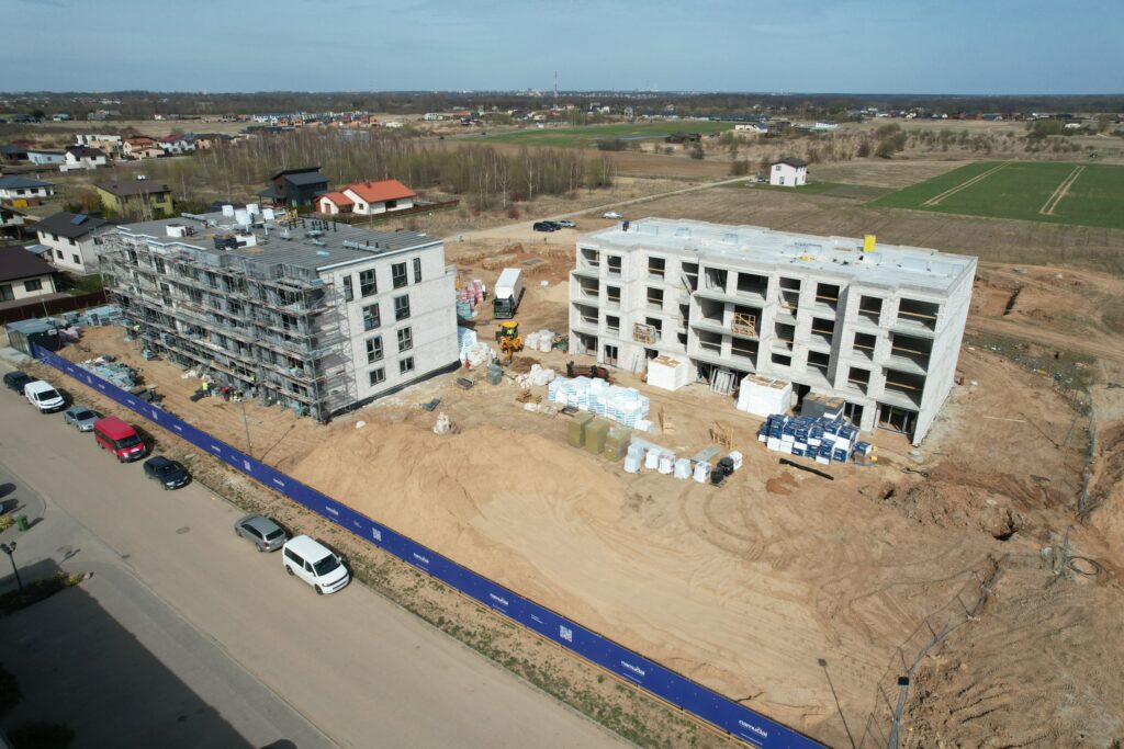 Namučiai 1 etapas (A, B namai) (Versmės g. 24) - Multi apartment - construction photos