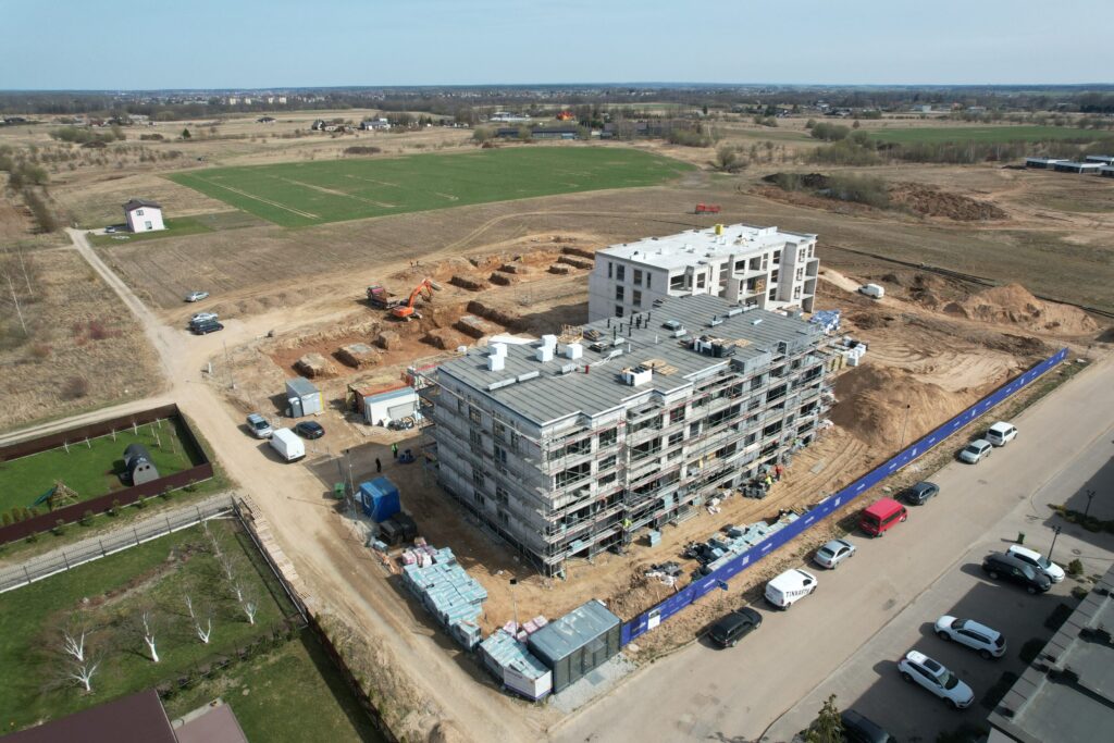 Namučiai 1 etapas (A, B namai) (Versmės g. 24) - Multi apartment - construction photos