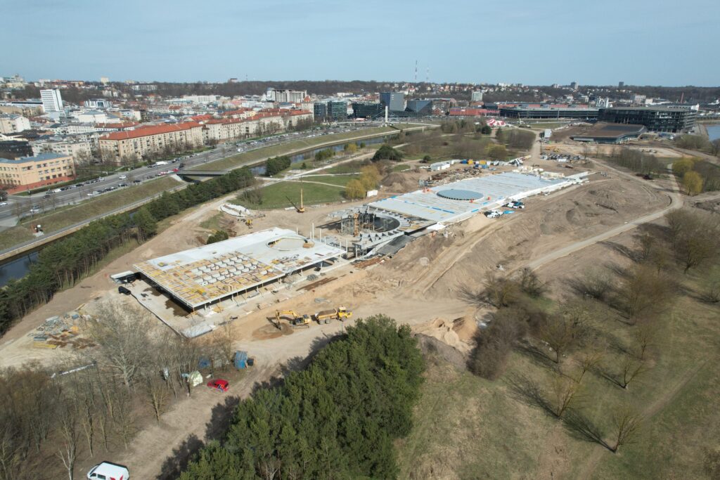 Mokslo sala (Karaliaus Mindaugo pr. 50) - Museum - construction photos