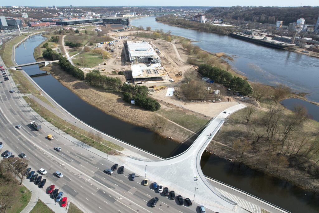 Nemuno salos parkas (Nemuno sala) - Park - construction photos