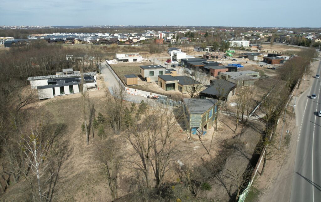 NOA namai (Perkūno al., Pūgos al., Kaitros al., Vandenio al.) - Private house community - construction photos