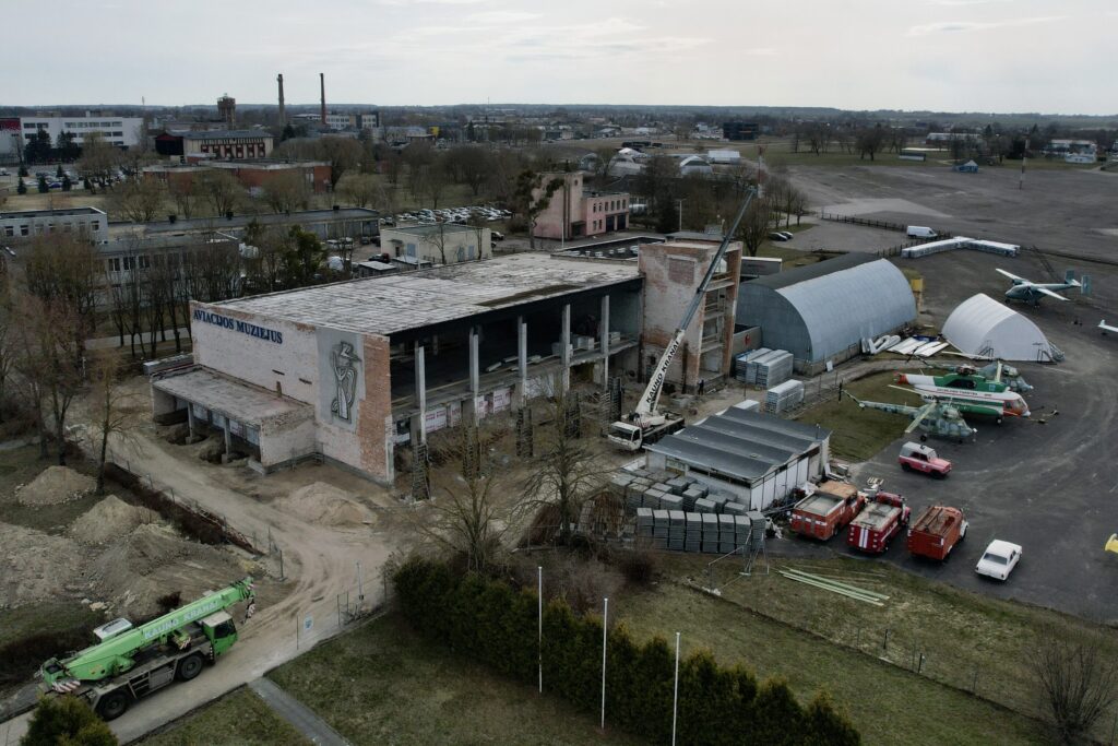 Lietuvos aviacijos muziejus (Veiverių g. 132) - Museum - construction photos