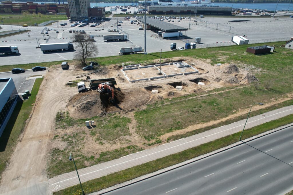 STATETA degalinė (Minijos g. 90) - Petrol station - construction photos