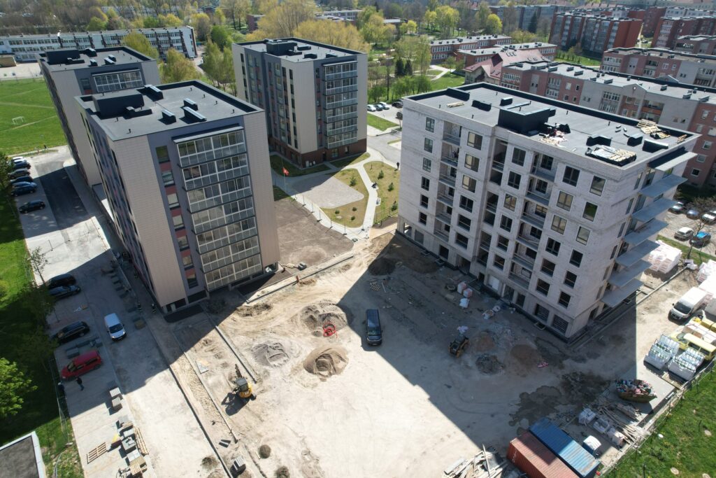 Baltijos terasos (Baltijos pr. 111) - Korterelamu - ehituse fotod