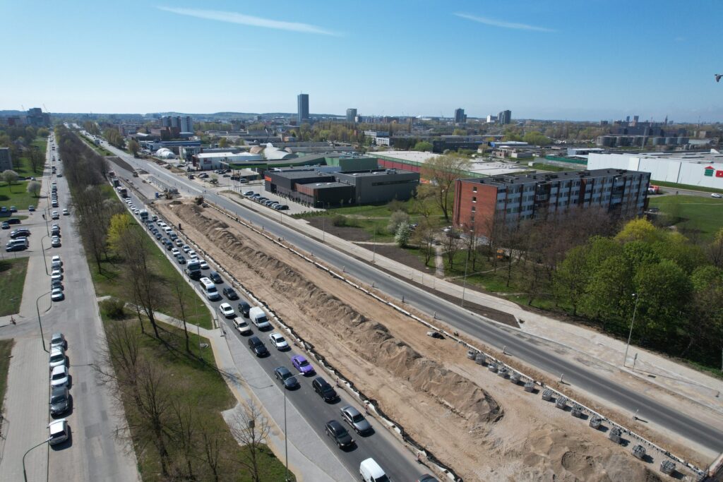 Baltijos pr. žiedinė sankryža (Baltijos pr., Šilutės pl.) - Road - construction photos
