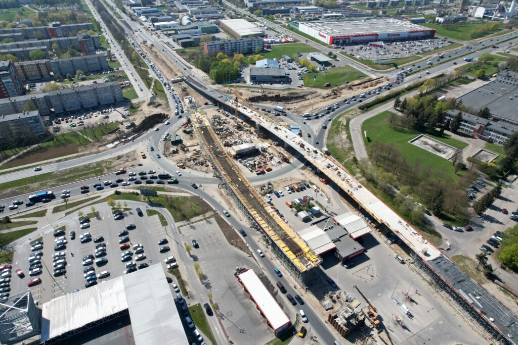 Baltijos pr. žiedinė sankryža (Baltijos pr., Šilutės pl.) - Road - construction photos