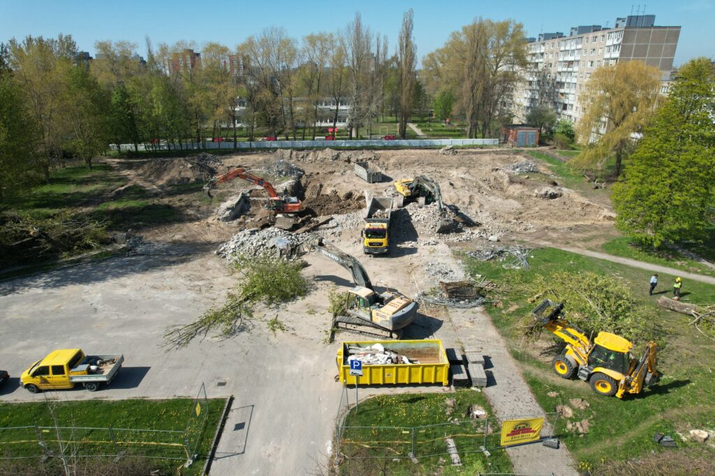 LIDL Statybininkų pr. (Statybininkų pr. 18) - Food store - construction photos