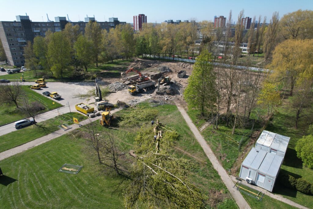 LIDL Statybininkų pr. (Statybininkų pr. 18) - Food store - construction photos