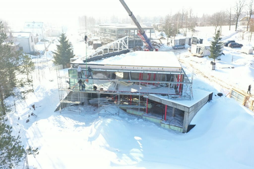 Ro16 (S. Lozoraičio g. 17A, 15C, 15B, 15, 23, 25, 25B, 25D) - Private house community - construction photos