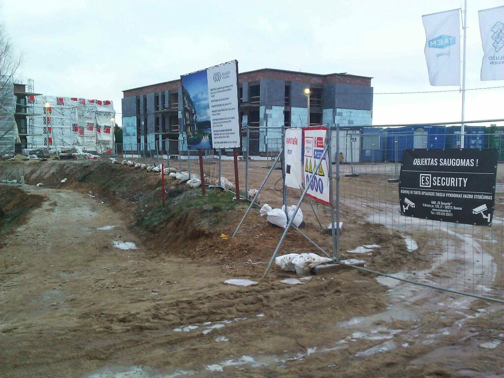 Gilužio rivjera 1 etapas (Gilužio g. 33, 35, 37) - Multi apartment - construction photos