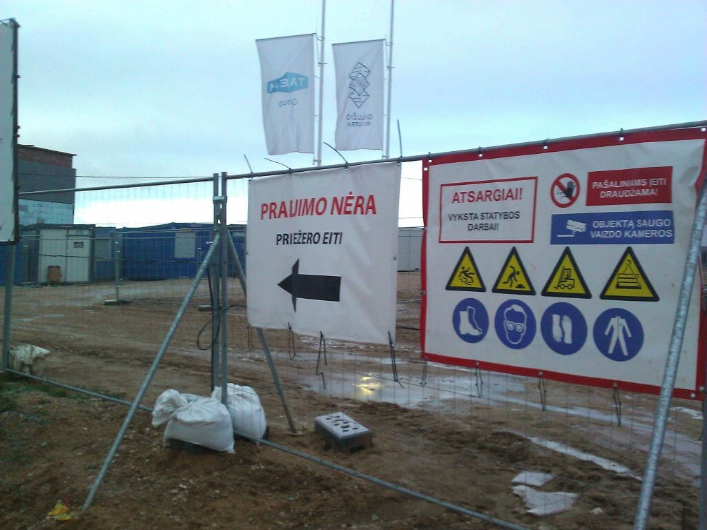 Gilužio rivjera 1 etapas (Gilužio g. 33, 35, 37) - Multi apartment - construction photos