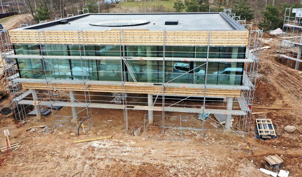 Ro16 (S. Lozoraičio g. 17A, 15C, 15B, 15, 23, 25, 25B, 25D) - Private house community - construction photos