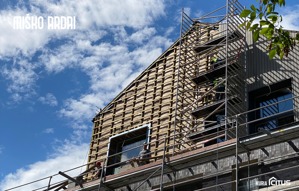 Miško ardai 1 etapas (Burbiškių g. 6) - Multi apartment - construction photos