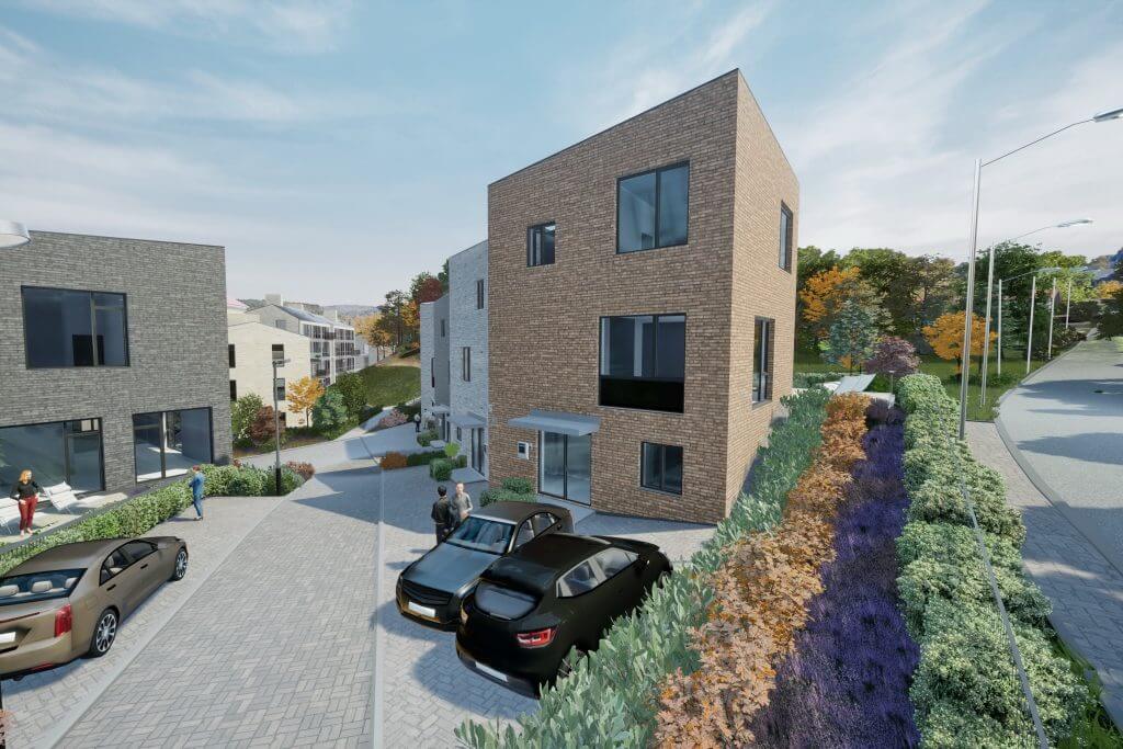 Markučių kalvos (Markučių g. 34, 34A, 36, 36A, 40) - Row housing - visualization