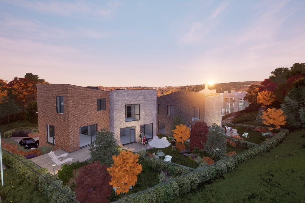 Markučių kalvos (Markučių g. 34, 34A, 36, 36A, 40) - Row housing - visualization