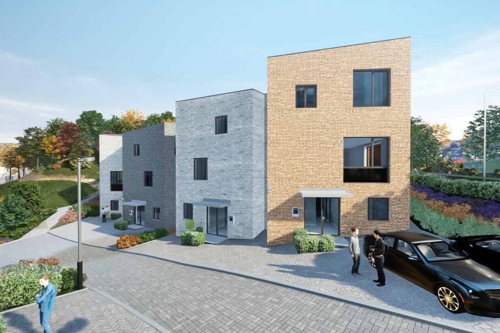 Markučių kalvos (Markučių g. 34, 34A, 36, 36A, 40) - Row housing - visualization