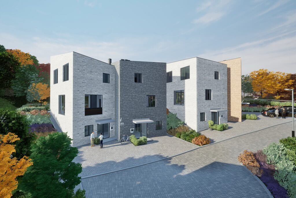 Markučių kalvos (Markučių g. 34, 34A, 36, 36A, 40) - Row housing - visualization